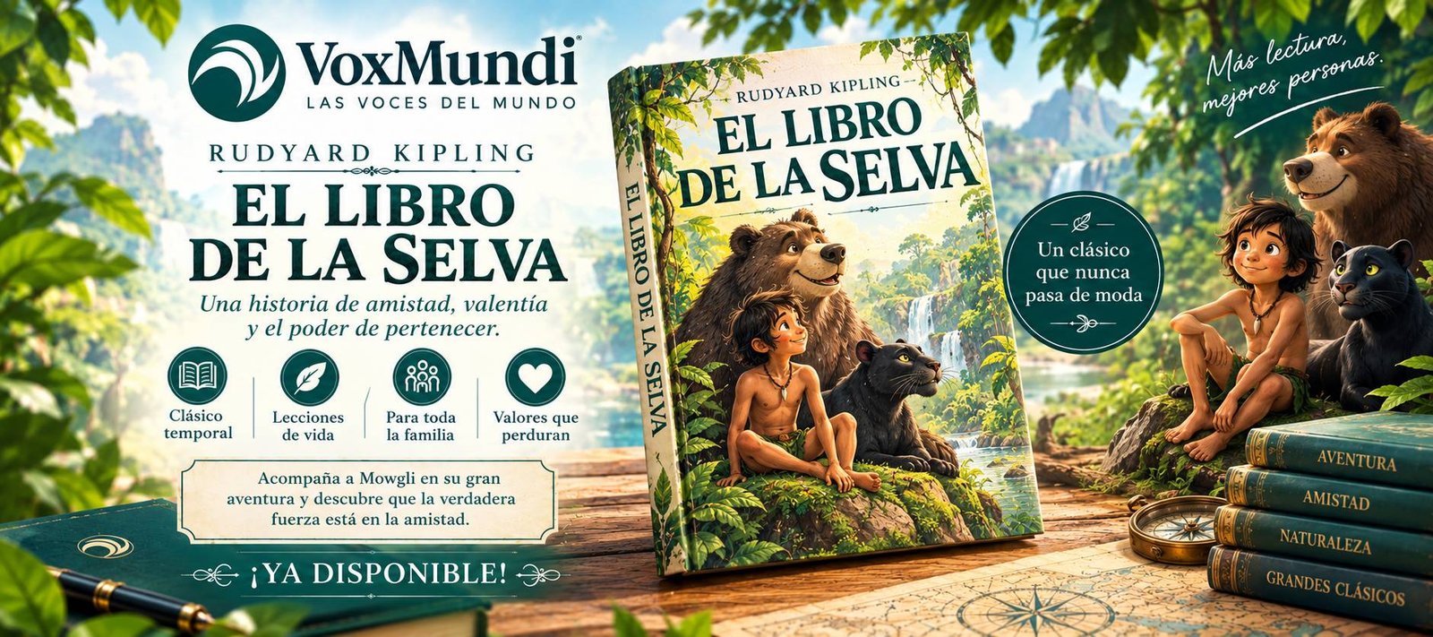 Libro clásico VoxMundi - El libro de la selva
